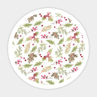 Christmas Loose Floral Watercolor Sticker